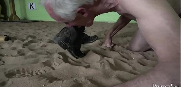  Dirty Boots for Sniffer - Humiliating Punishment by Gorgeous Vivienne